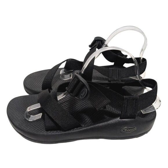 Chaco Z/1 Classic Black Sandals Comfort Adjustable Strappy Mens Size 9 W - Picture 1 of 7